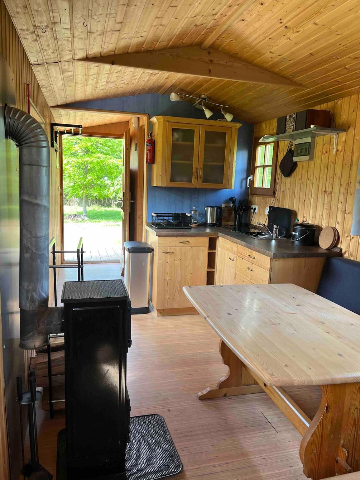 Overnight In A Shepherd's Wagon Tiny House * Munich